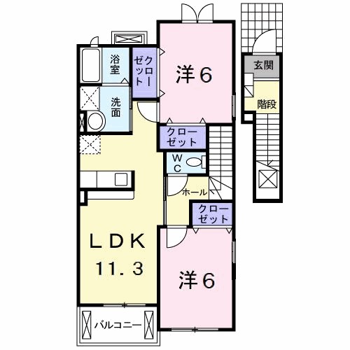 メゾン　さくら坂 間取り