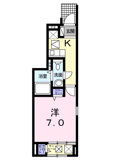 フェリオ津久野 間取り