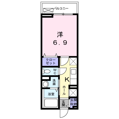 メゾン聖天坂 間取り図