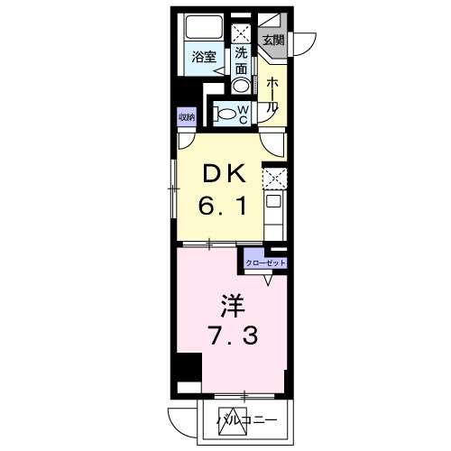 トレスオハス　稲葉荘 間取り