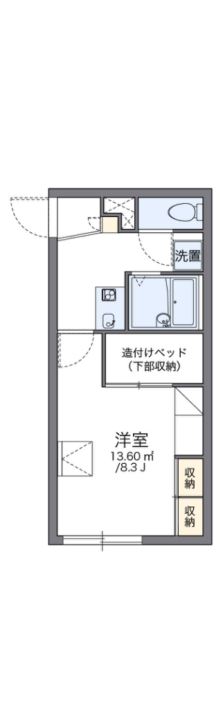 レオパレススズラン 間取り