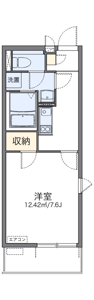 レオネクストＮａｋａｊｙｕ 間取り