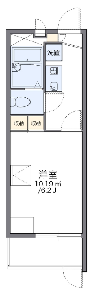 レオパレス花水木二番館 間取り