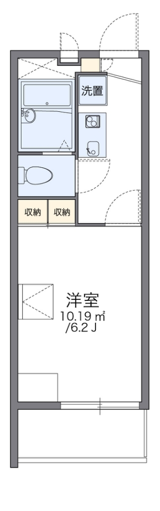 レオパレス花水木二番館 間取り