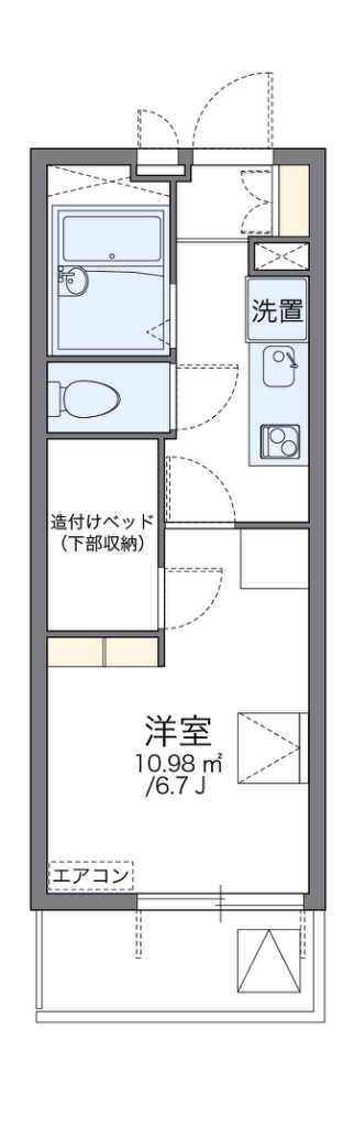 レオパレス夕凪 間取り