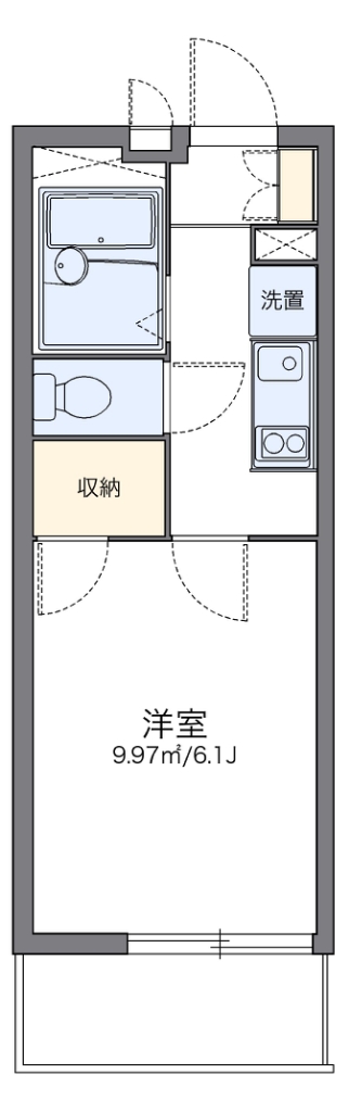 レオパレスデイジーヴィラ 間取り