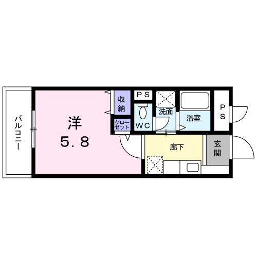 アミティエ石橋 間取り