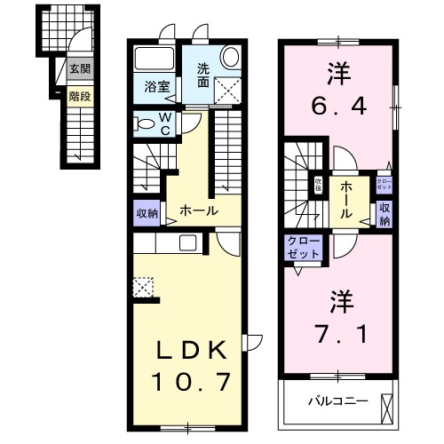 ヴィラ　シュエット 間取り