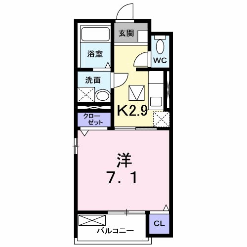 コスモパーク 間取り