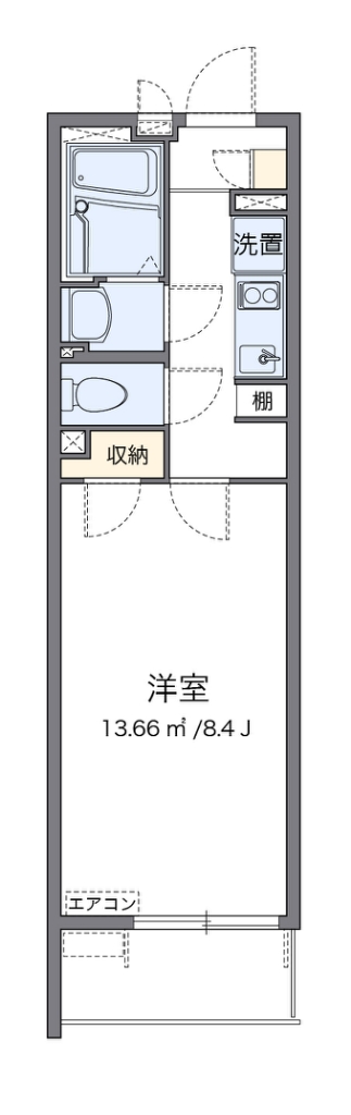クレイノ大物 間取り