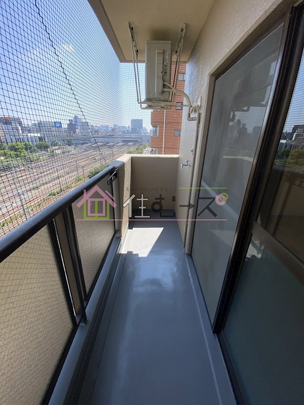ローズコーポ新大阪7 ベランダ