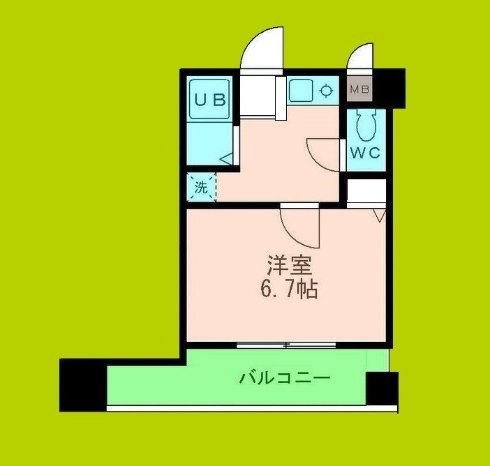 FLAT34深江橋 間取り