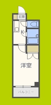 ローズコーポ天満東Ⅱ 間取り