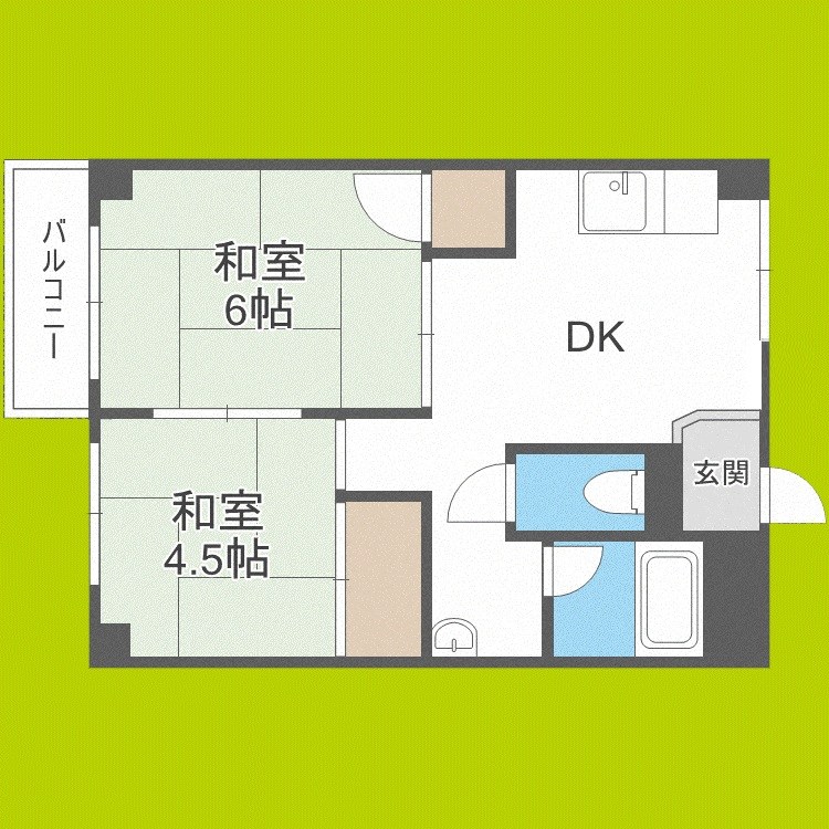 オーティーハイツ千林 間取り