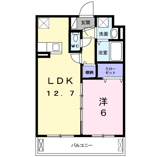 クレール　Ｋ 間取り