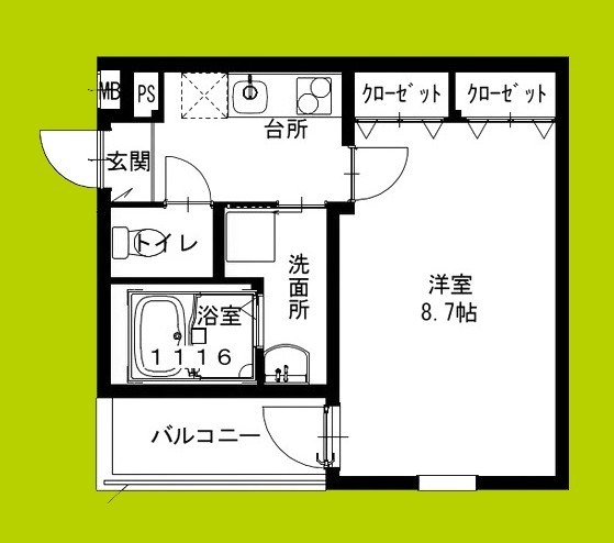 フジパレス上野芝Ⅴ番館 間取り