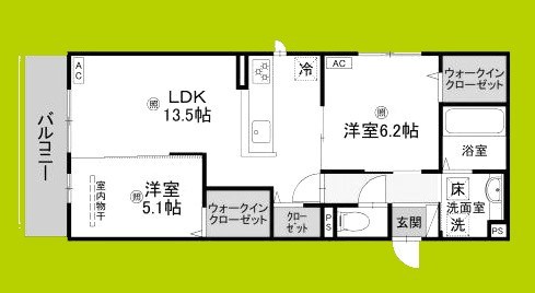 パサログランデ永代町 間取り