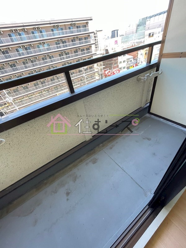 ハイツ新今宮 ベランダ