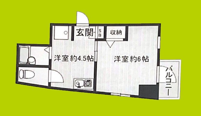ユーニティ桃ケ池 間取り