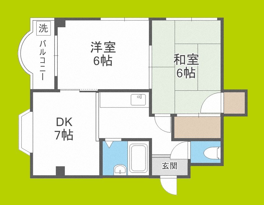 ハイツニューコスモ 間取り