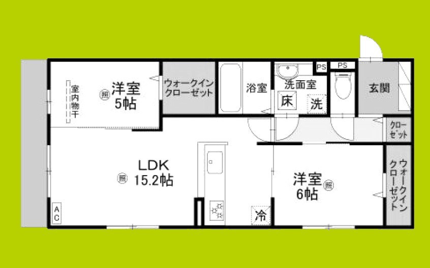 ラ　ヴィータ鳳 間取り