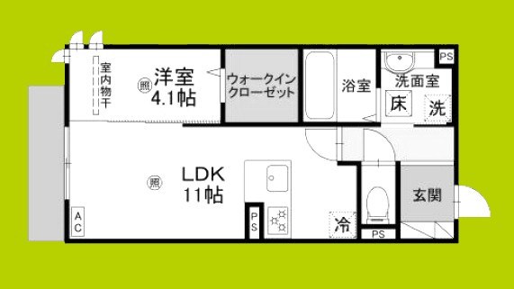 ラ　ヴィータ鳳 間取り