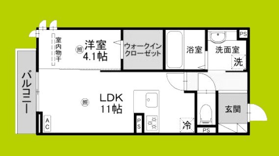 ラ　ヴィータ鳳 間取り