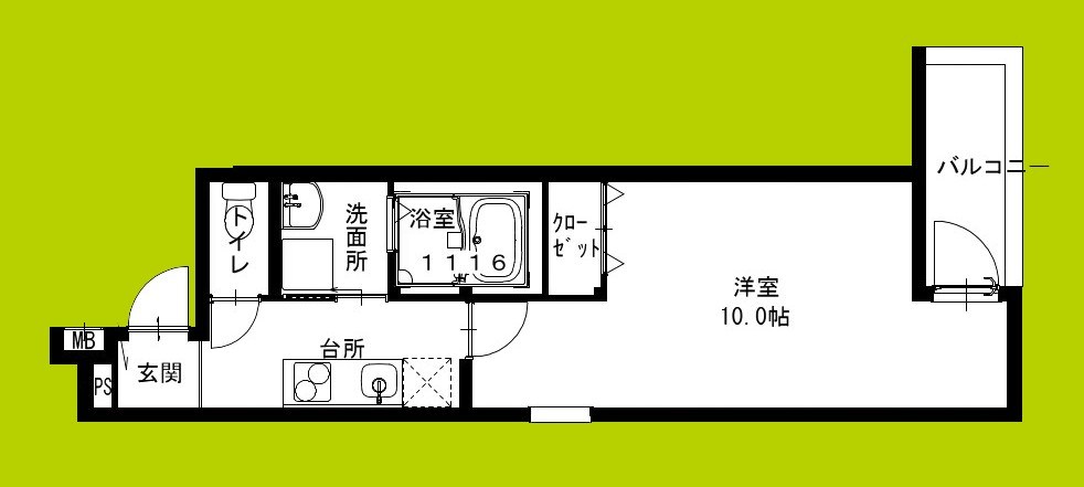 フジパレス上野芝Ⅲ番館 間取り