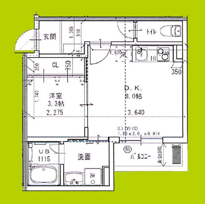 エテルナコート総持寺 間取り