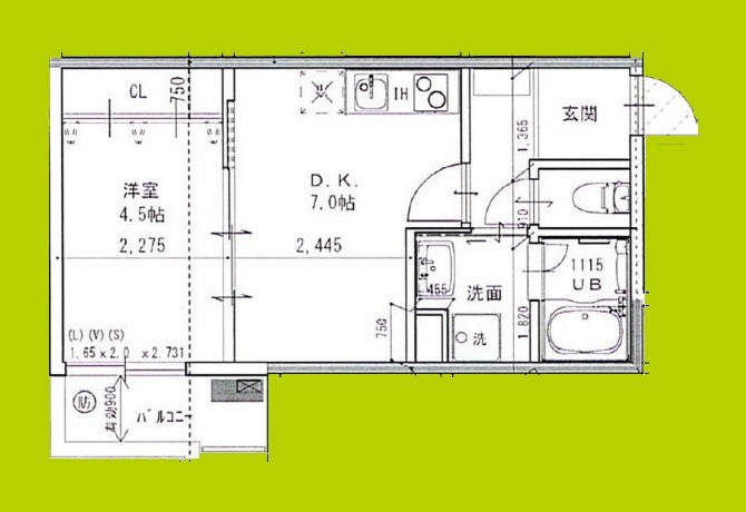 エテルナコート総持寺 間取り