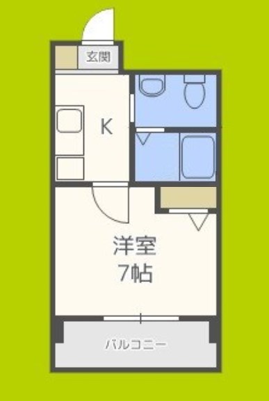 レオンコンフォート難波西 間取り