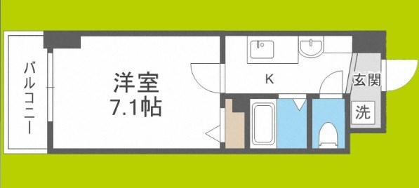 エスリードコート難波ウエスト 間取り
