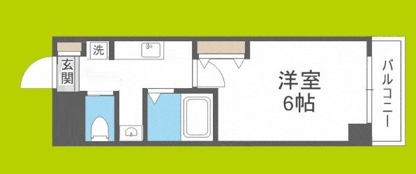 グランパシフィック堀江WEST 間取り