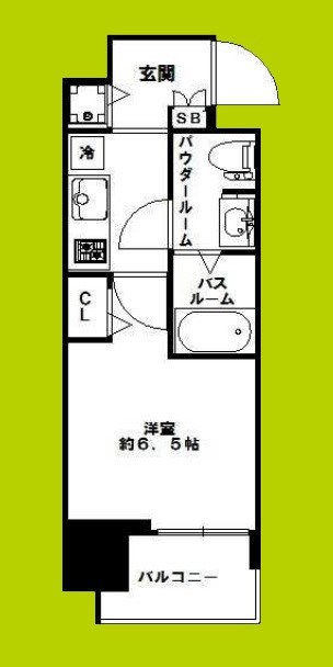 スワンズシティ北堀江 間取り