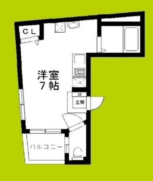 ステイタス難波 間取り