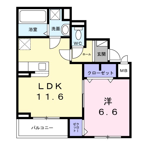 コンパル・りんくう 間取り