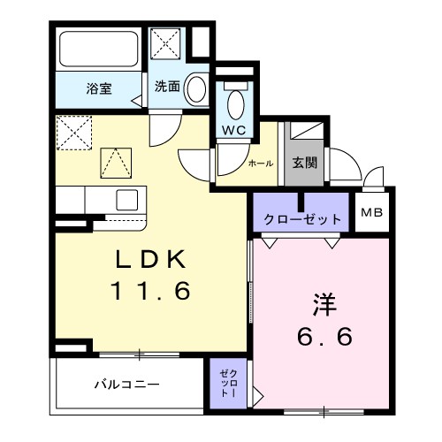 コンパル・りんくう 間取り