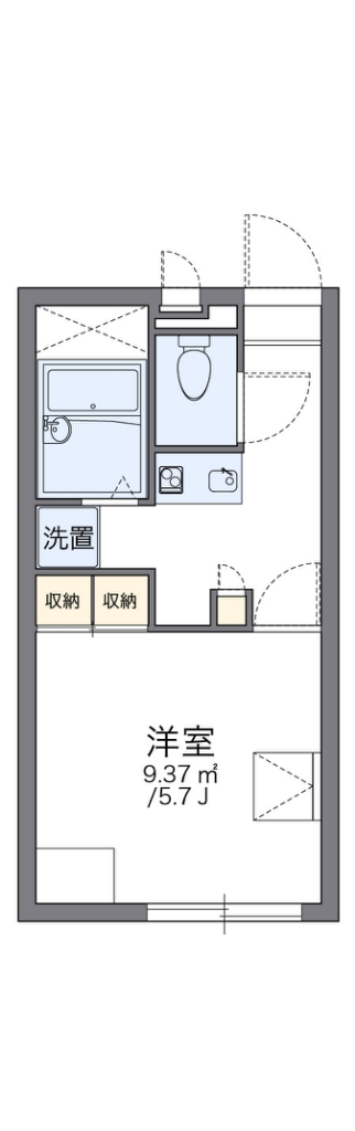レオパレス大今里 間取り