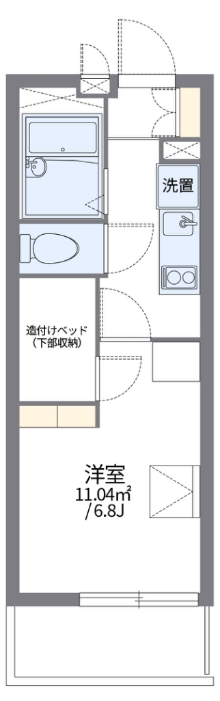レオパレスロワール千本 間取り