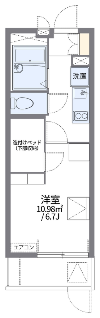 レオパレスグリーンメゾン 間取り