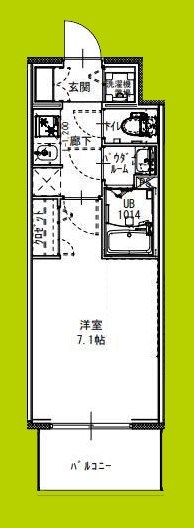 S-RESIDENCE大和田aline 間取り