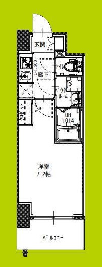 S-RESIDENCE大和田aline 間取り