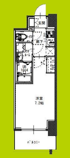 S-RESIDENCE大和田aline 間取り