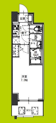S-RESIDENCE大和田aline 間取り