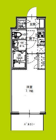 S-RESIDENCE大和田aline 間取り