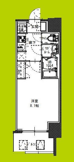S-RESIDENCE大和田aline 間取り