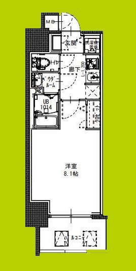 S-RESIDENCE大和田aline 間取り