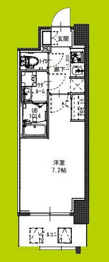 S-RESIDENCE大和田aline 間取り