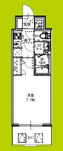 S-RESIDENCE大和田aline 間取り