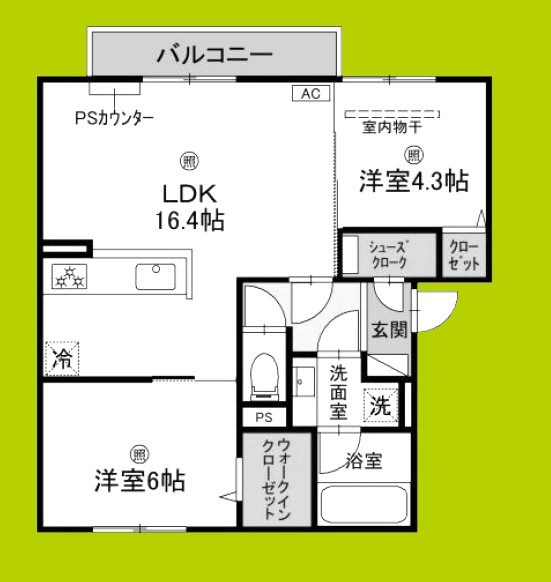 Felice KOZU 間取り